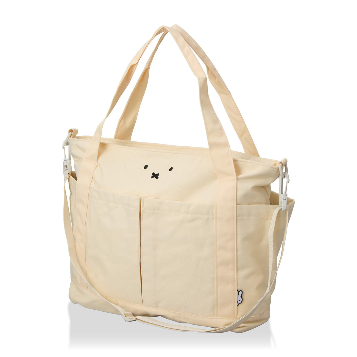 Hapitas HAP6033 6048 2-Way Tote Bag, Handbag, Size M, B185 Face Ivory, Free Size