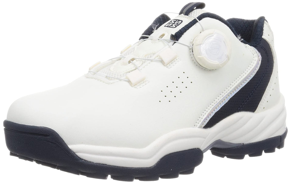 Forsense Women's Dial Shoes, Spikeless Shoes, Dial Shoes, WHITE/SAX,