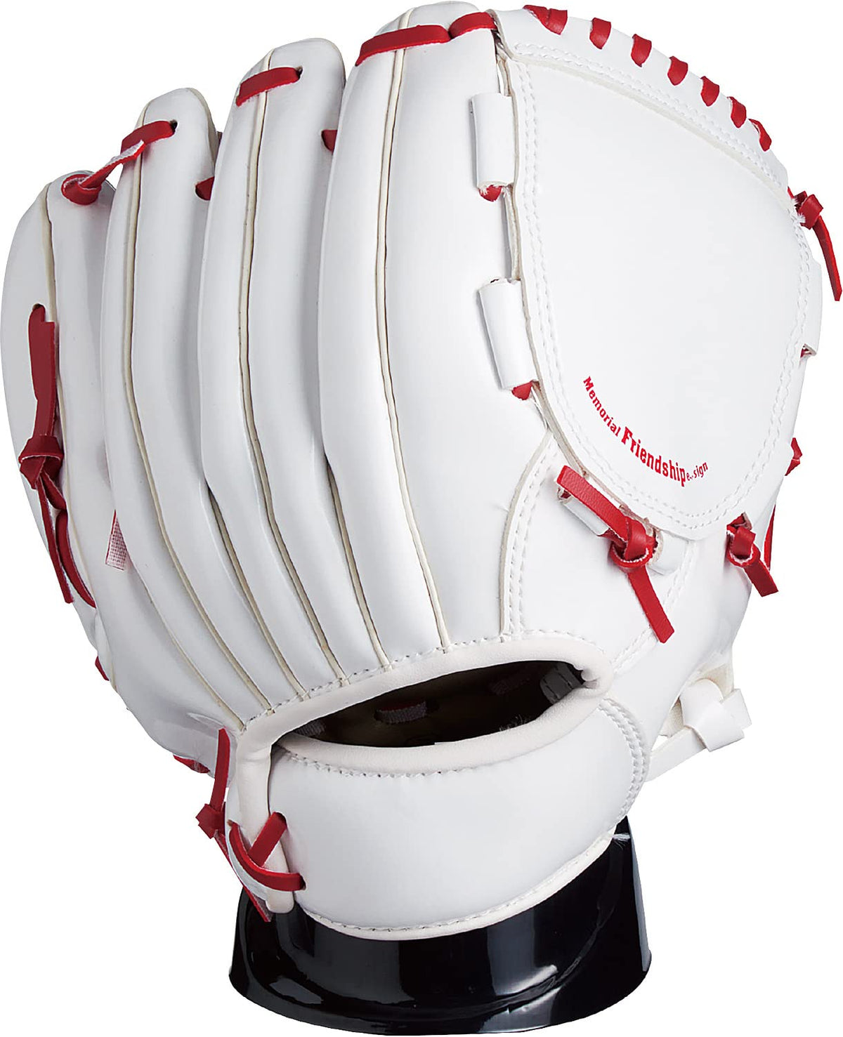 Unix BX77-21 Baseball Gloves, Memorial Club (White x Red)
