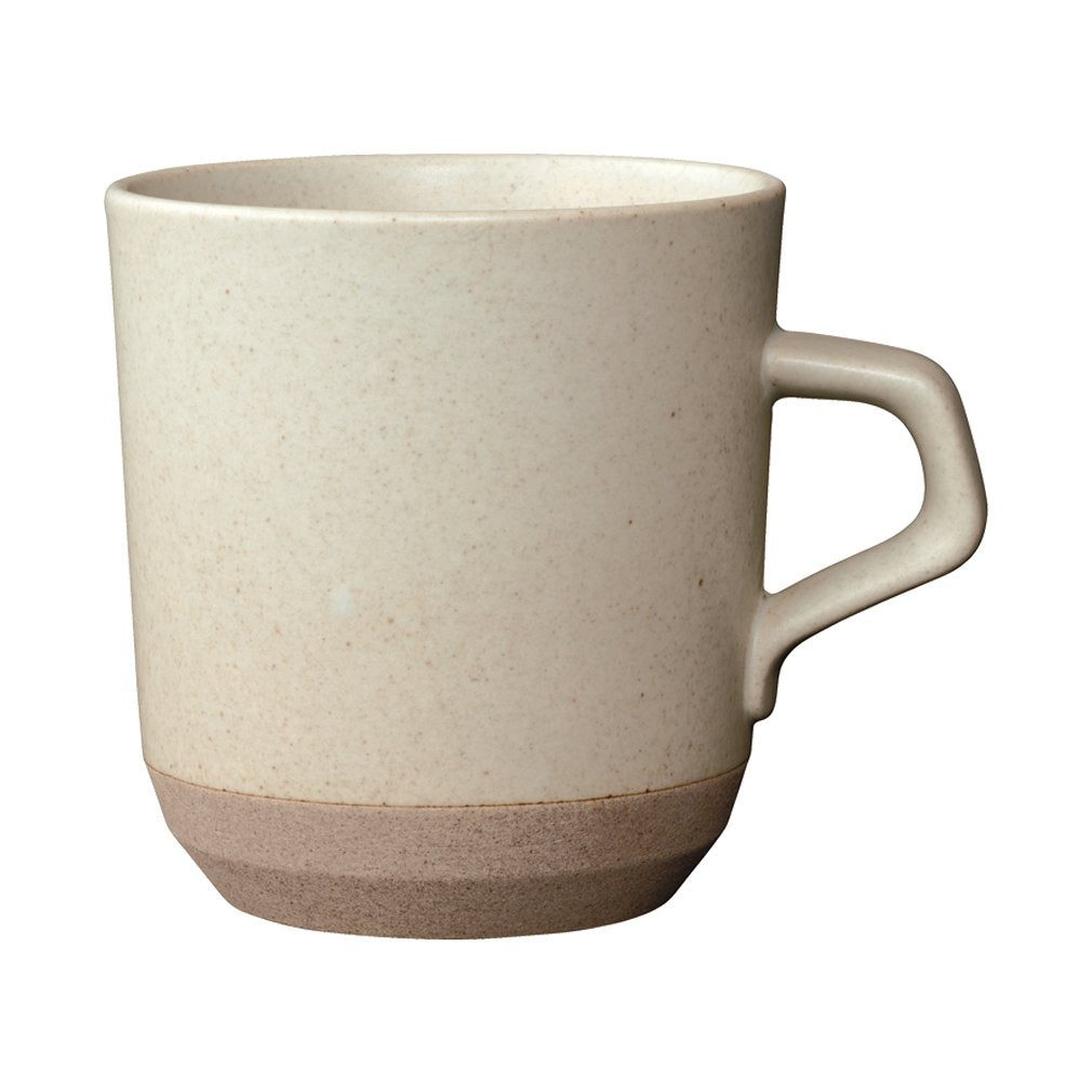 KINTO 29518 CLK-151 Large Mug, 14.1 fl oz (410 ml), Beige, Microwave and Dishwasher Safe