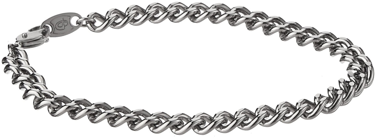 Phiten Titanium Chain Bracelet 7.5"" (19cm), Large