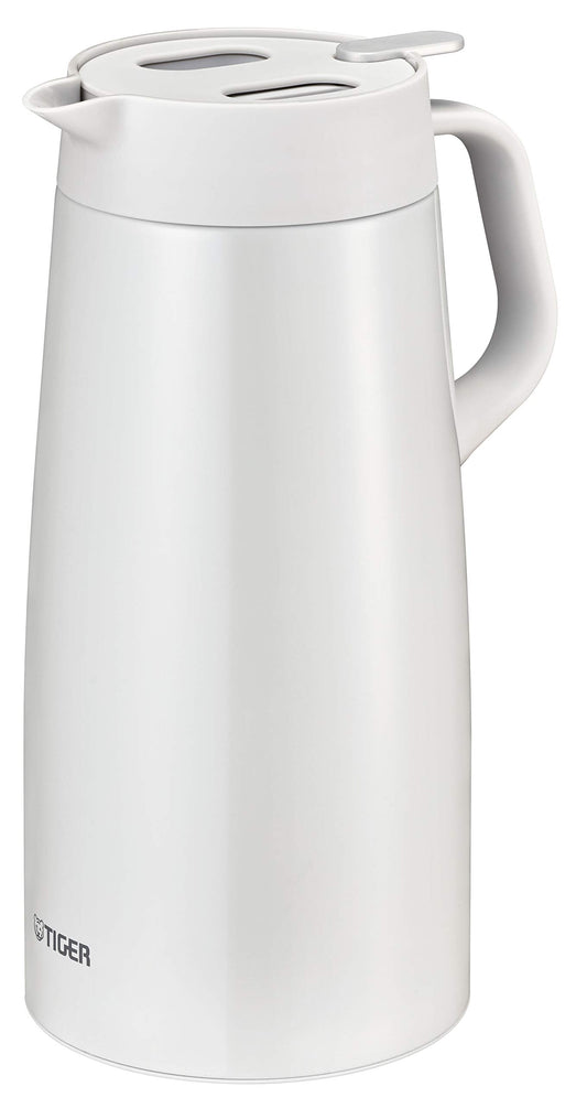 Tiger PWO-A200W Hot and Cold Insulated Tabletop Pot, Large Capacity, 6.6 gal (2.0 L), White