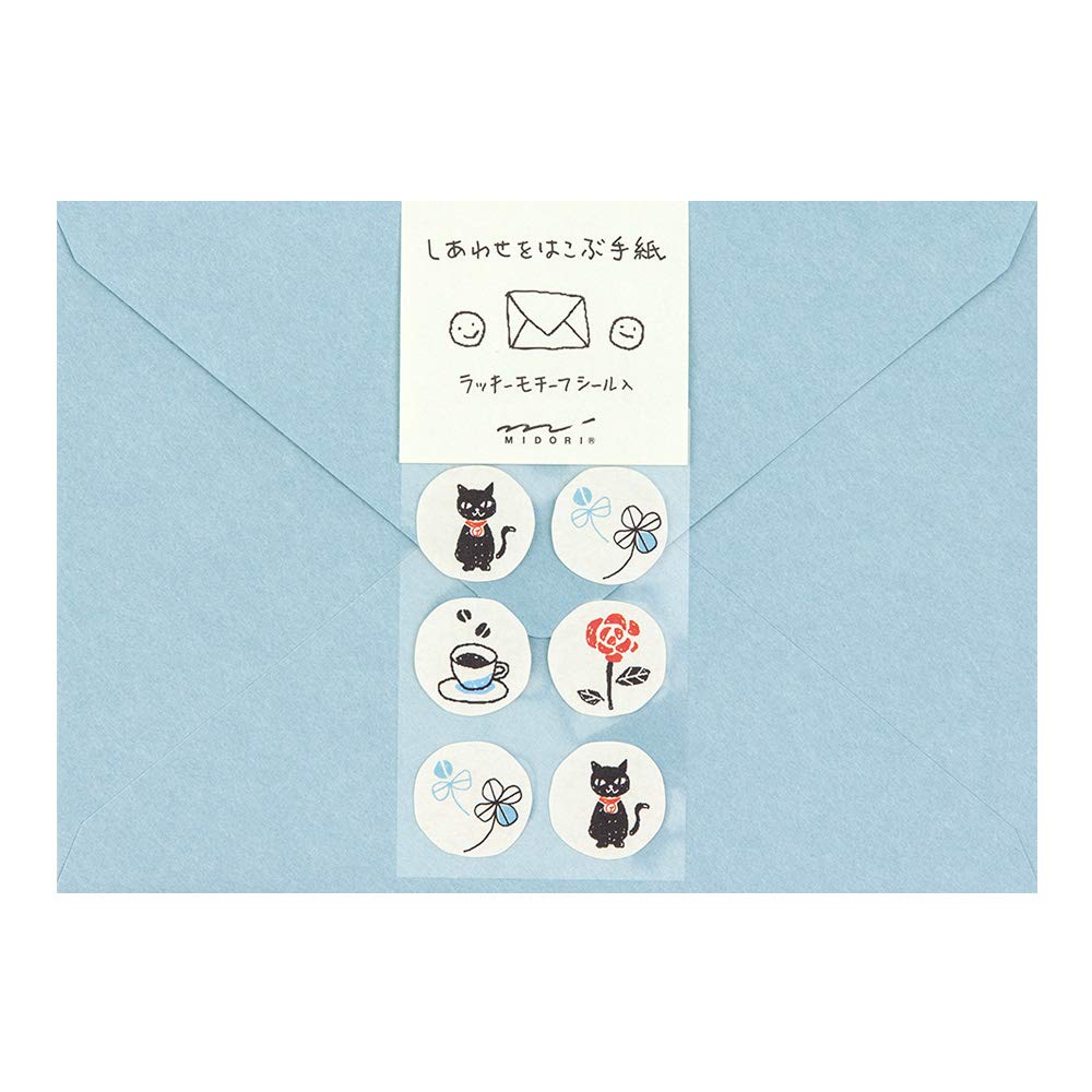 Midori Envelope Happy Clover Pattern 20464006