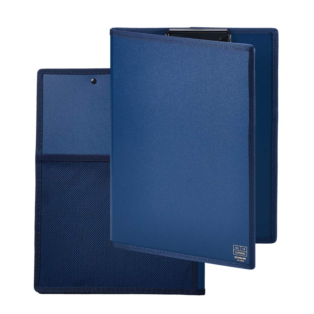 King Jim Clipboard All in Cover A4 Short Edge Bifold 5995 Ao