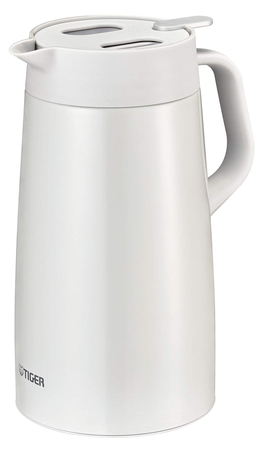 Tiger PWO-A160W Hot and Cold Insulated Tabletop Pot, Large Capacity, 3.6 gal (1.6 L), White