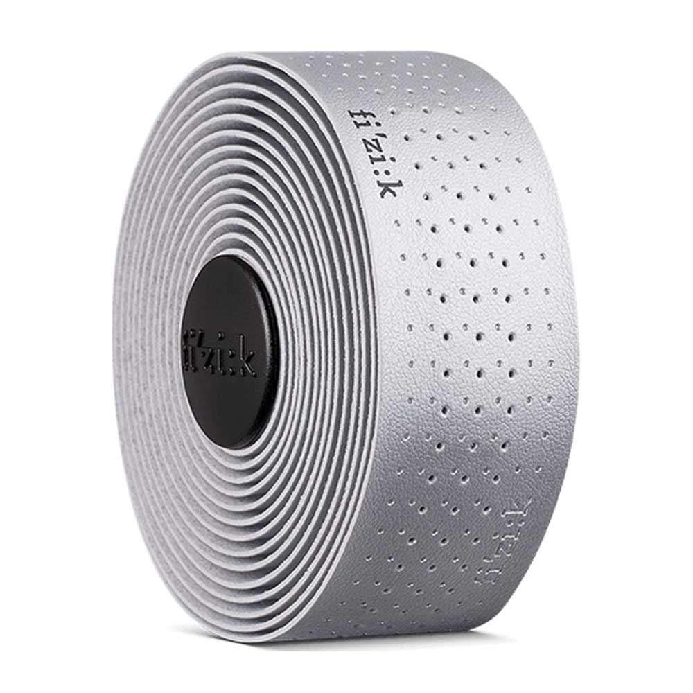 Fizik Tempo Microtex Classic,Road Bike Performance bar Tape, Silver, 2mm