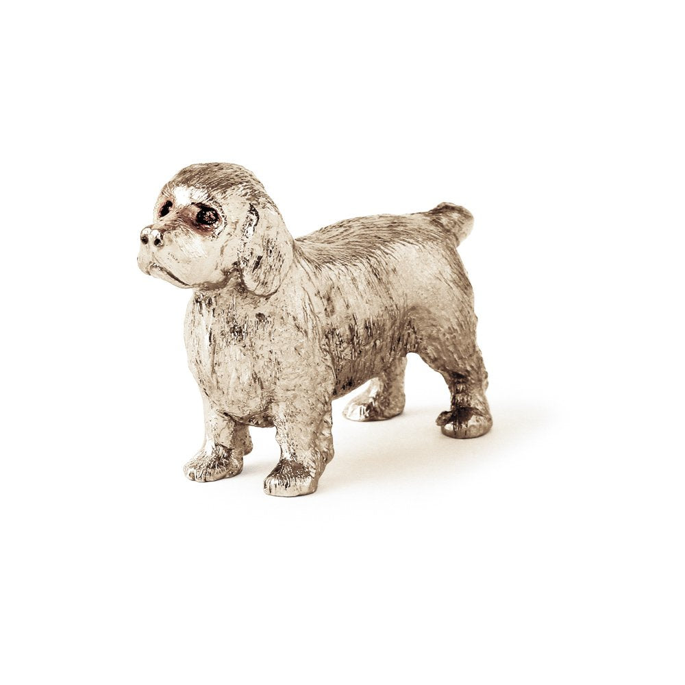 Clumber spaniel dog figure made in UK (japan import)