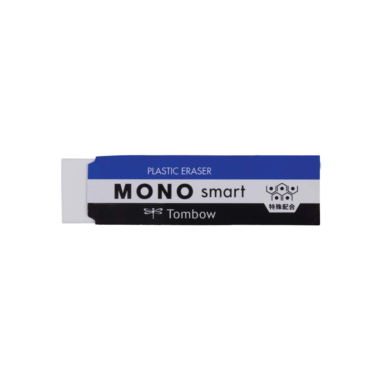 TOMBOW 57335 Mono Smart Eraser, White, 1 Pack. Ultra Slim Design Precisely Removes Unwanted Marks