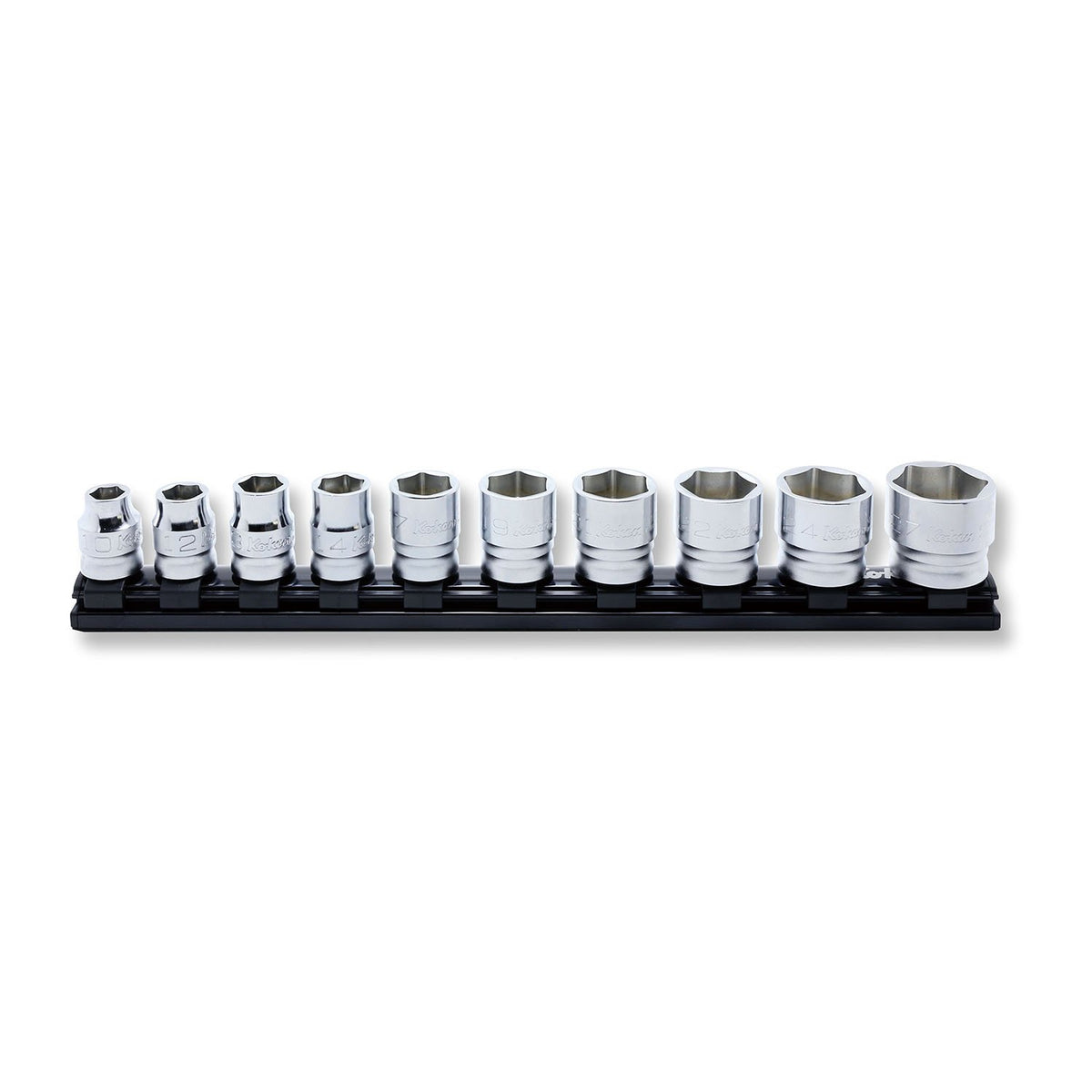 Ko-ken RS4400MZ/10 1/2 Sq. Dr. Socket set 10-27mm 6 point 300mm Z-series 10 pieces