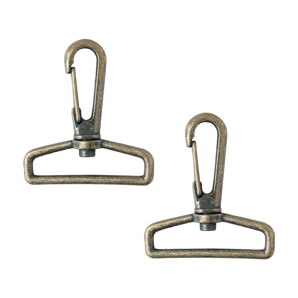NBK S27-611-AG-2P Nascan for Bags, 1.6 inches (40 mm), Pack of 2, Antique Gold