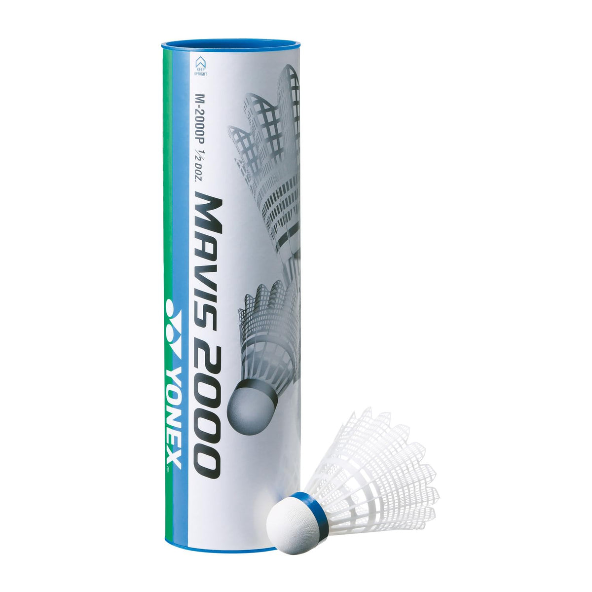 YONEX Mavis 2000 Volants de Badminton (douzaine), 79-Rapide-Rouge