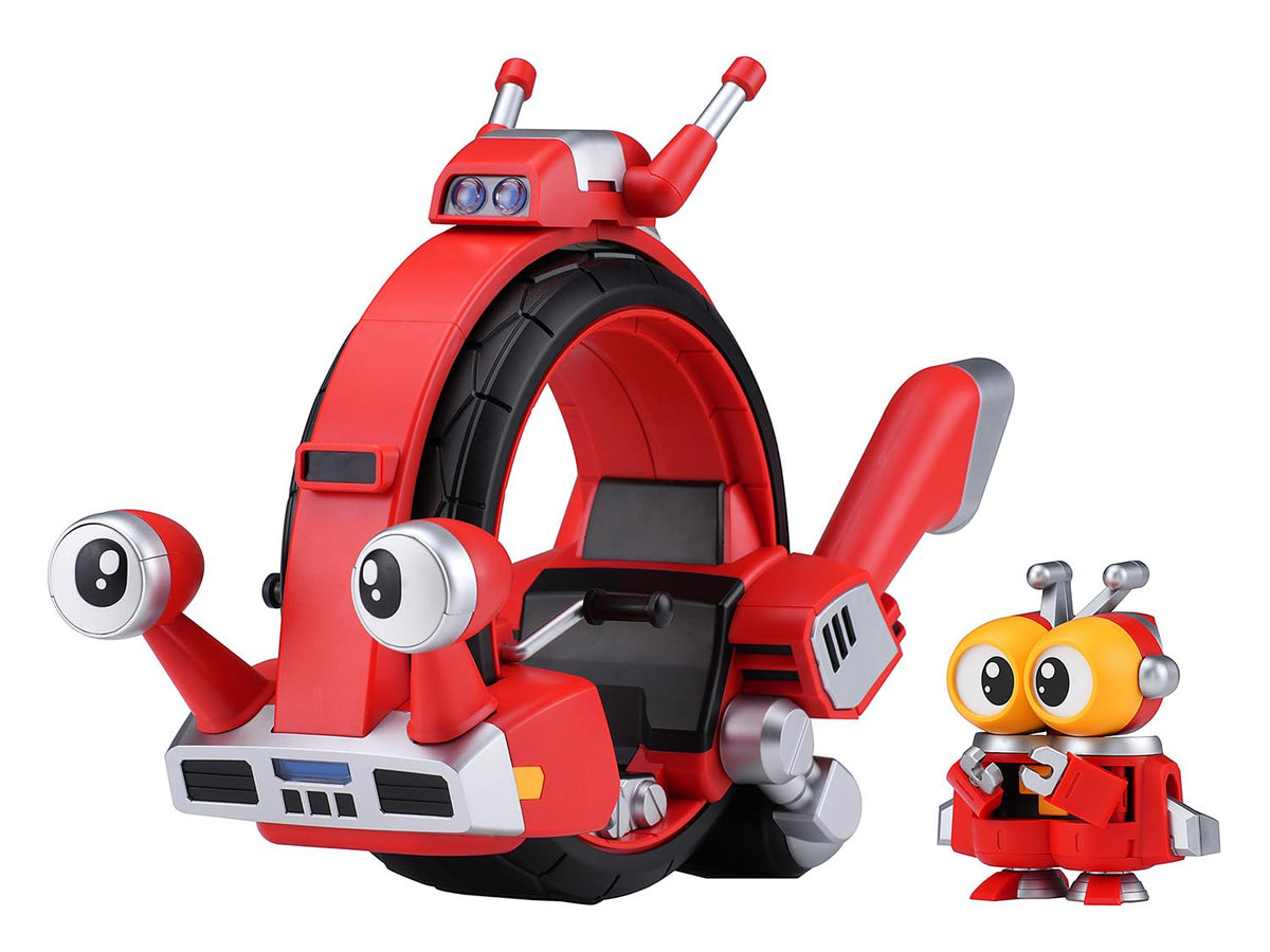 Wave KM-144 (Robot) Tachibaneko Kogyo QOSMOS Series Beerrobo Kabu Tack Tobima Sky & Denden Roller Set, Non Scale, Total Height: Approx. 7.1 inches (18 cm) (Denden Roller), Color-Coded Plastic Model