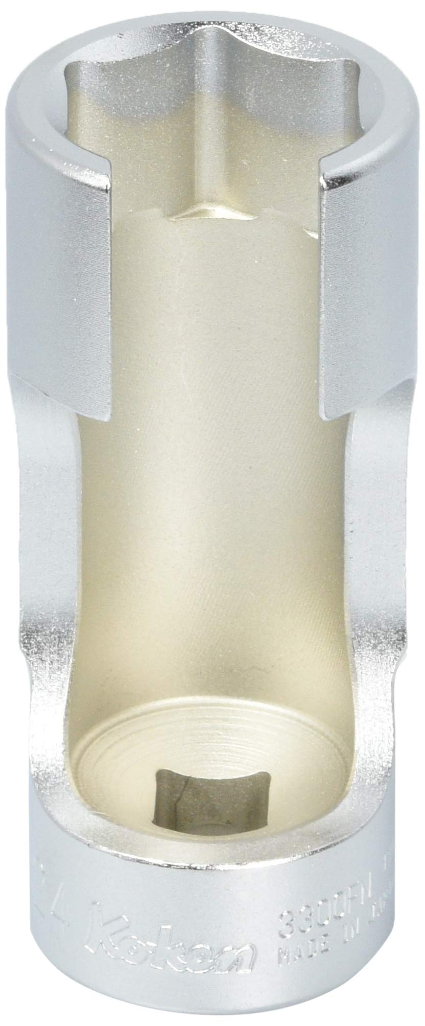 Ko-ken 3300FN-24 3/8 Sq. Dr. Socket 24mm Flare Nut Length 80mm