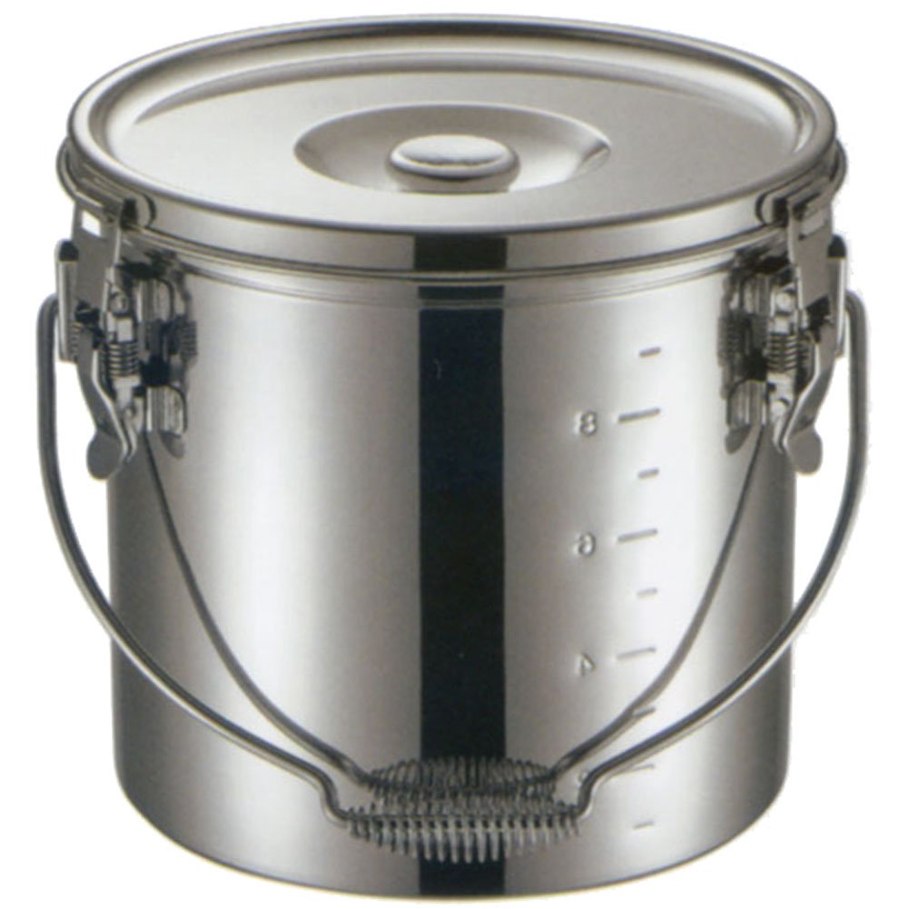 Puppy Stamp 57918 19-0 Chrome Stainless Steel, Induction Compatible, Stacking Lunch Can, 7.1 inches (18 cm)