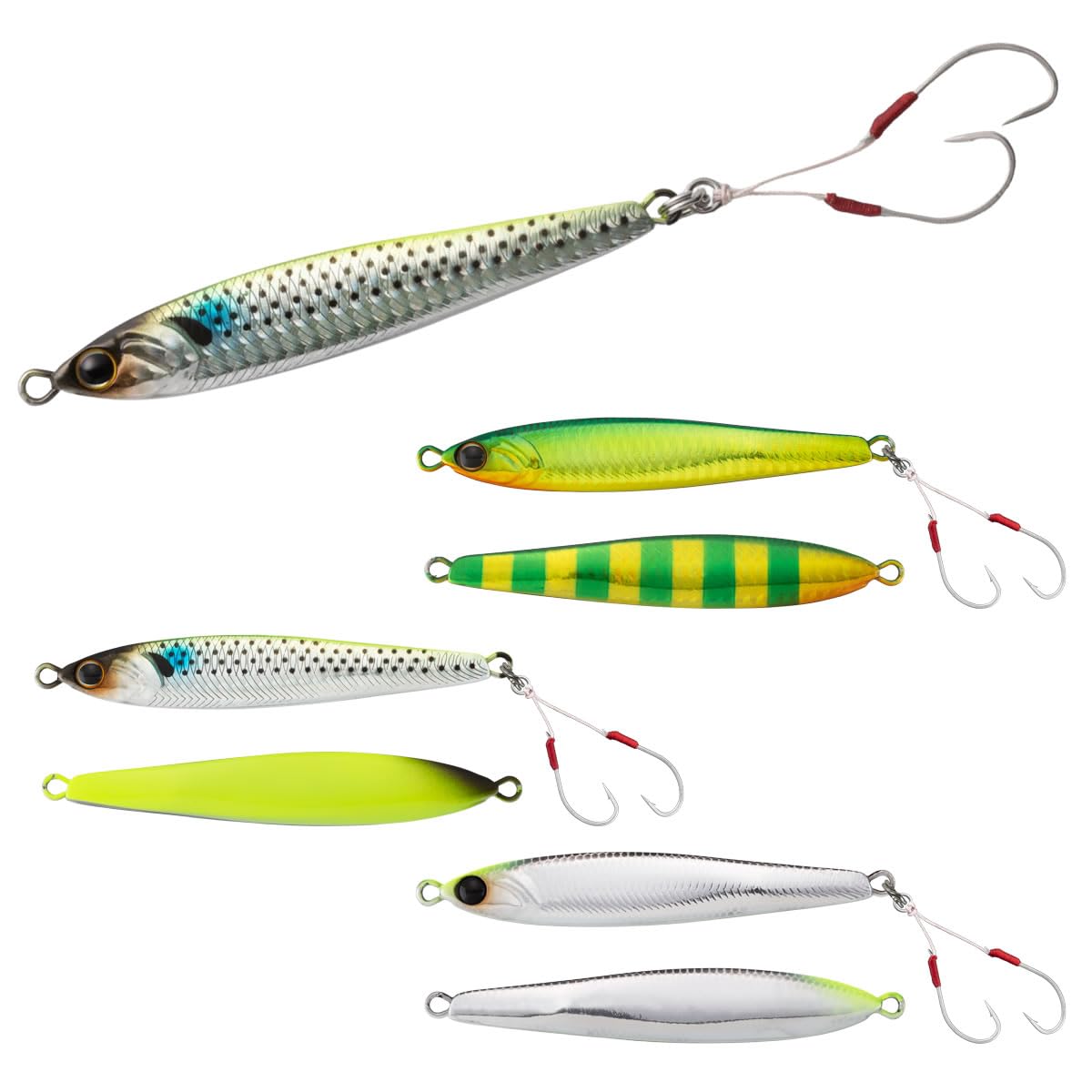 JACKALL Metal Jig, Sea Bass, Anchovy Metal, 3.5 inches (88 mm), 2.1 oz (60 g), Edomae Sardine Lure