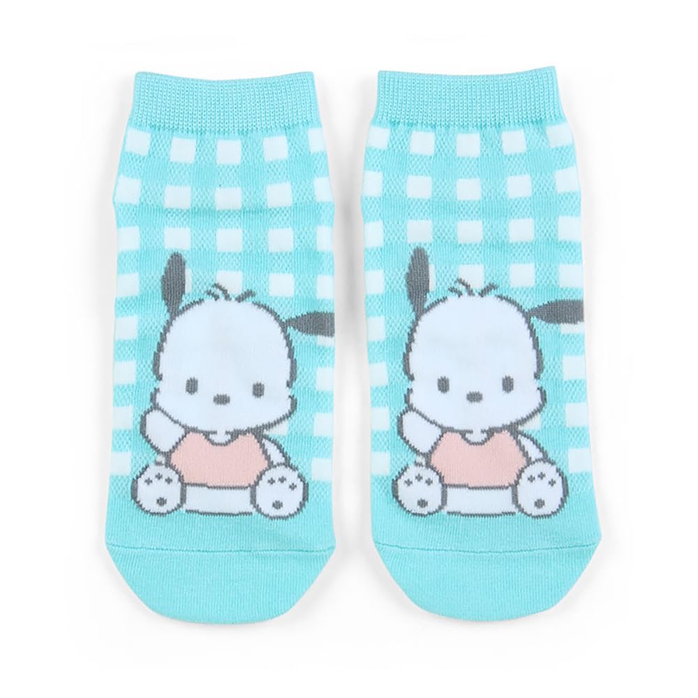 Pochacco Checkered Ankle Socks