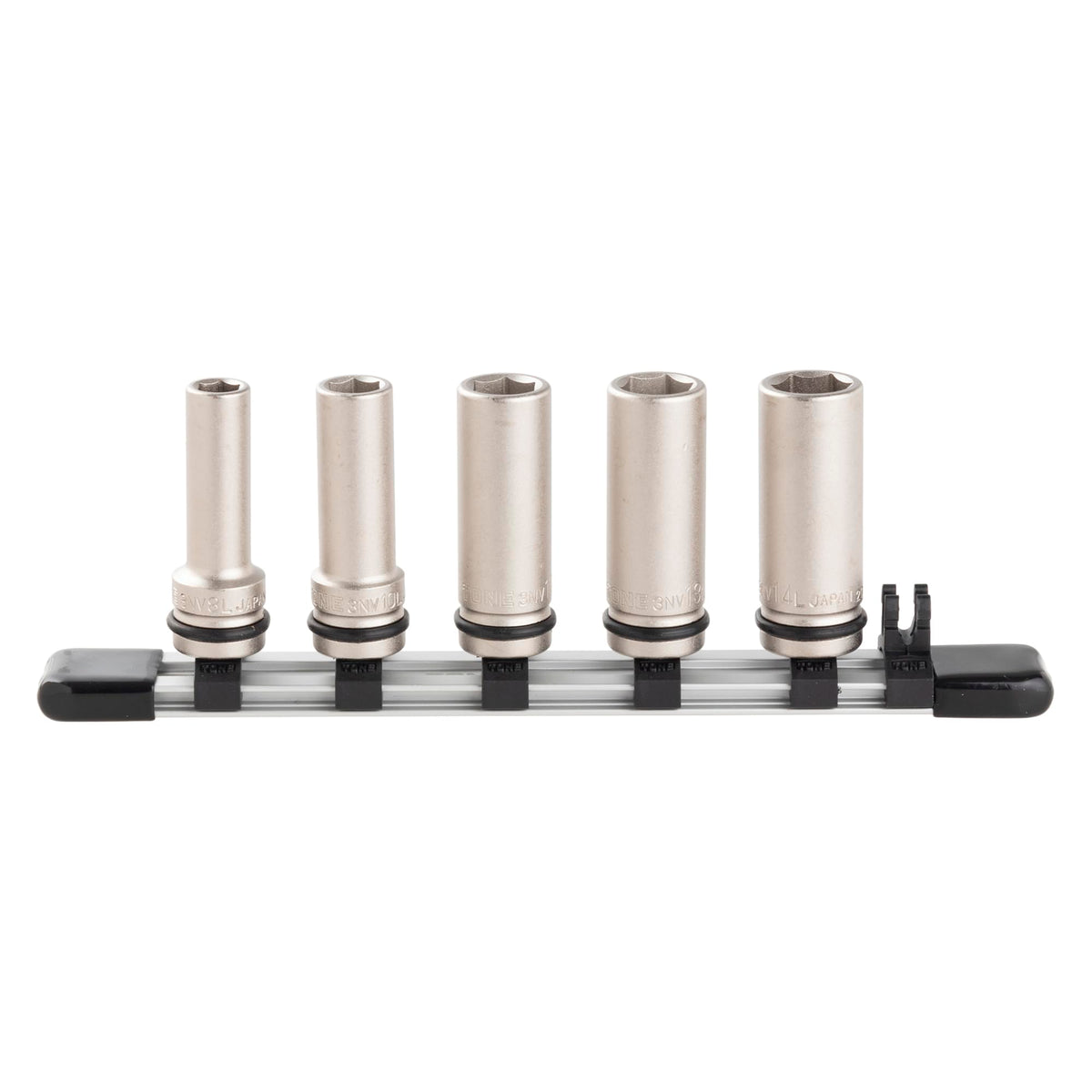 TONE HNV305L 3/8" Drive 6 Point Metric Deep Impact Socket Set w/Holder