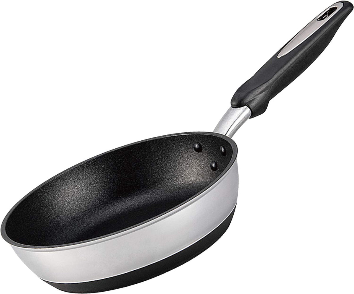 Hokuriku Aluminum IH High Cast Premium Frying Pan, 8.7 inches (22 cm), Compatible with Induction, Made in Japan