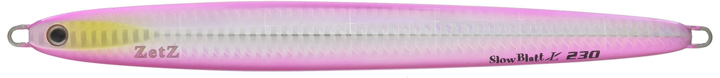 Palms SBL-230 Metal Jig Lure, Slow Brat L, 230 Pink