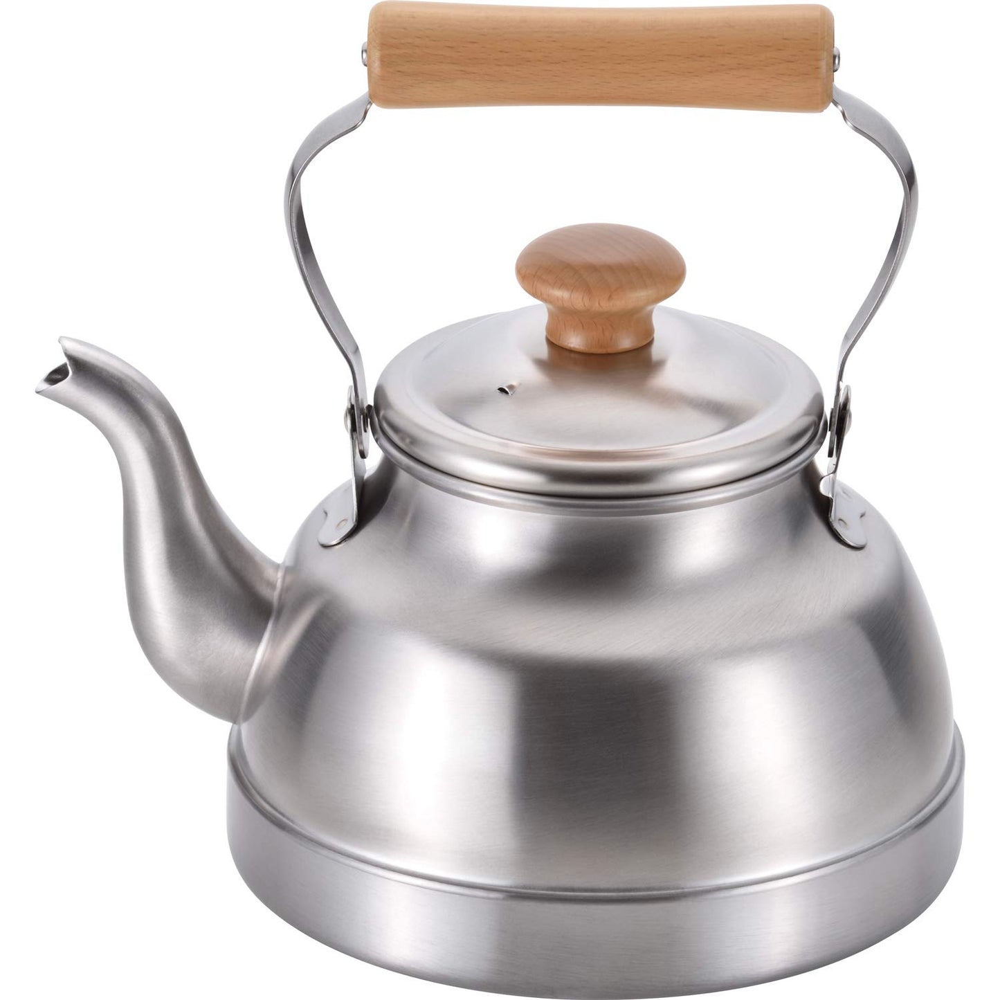 Wahei Freiz CS-005 Classical Kettle, Made in Japan, Somewhat Nostalgic, 0.7 gal (2.7 L), Wooden Pattern, Induction Compatible, Chitose Stainless Steel