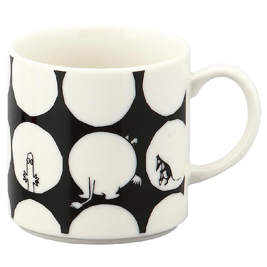 Yamaka Shoten MM6202-11 Moomin Kuvio Mug, Dots, Approx. 11.8 fl oz (350 ml), Microwave Safe, Moomin Goods, Scandinavian, Mother's Day, Gift, Tableware, Gift, Wedding Gift, Made in Japan