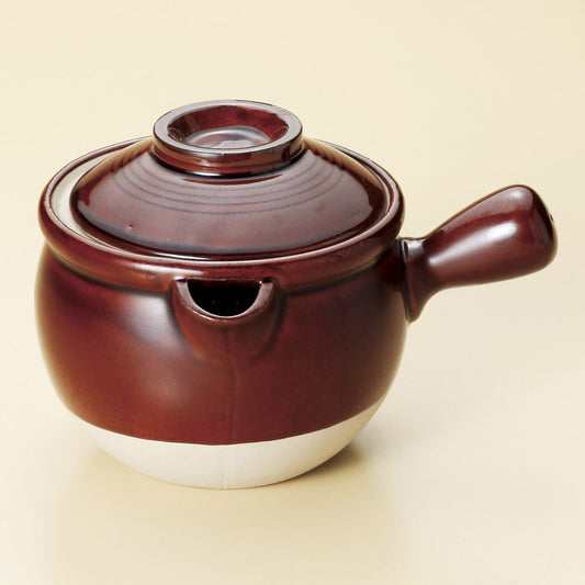 Yukihira No. 10 [6.2 x 5.9 inches (15.8 x 15 cm), 60.9 fl oz (1,800 cc, 1,160 g] [Yukihiri] OK for direct fire | Restaurant, Ryokan, Japanese Tableware, Restaurant, Stylish, Commercial Use