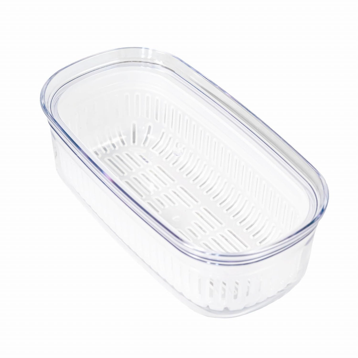 OKA Vegetable Stocker, White, Slim, Veggie Maji Series