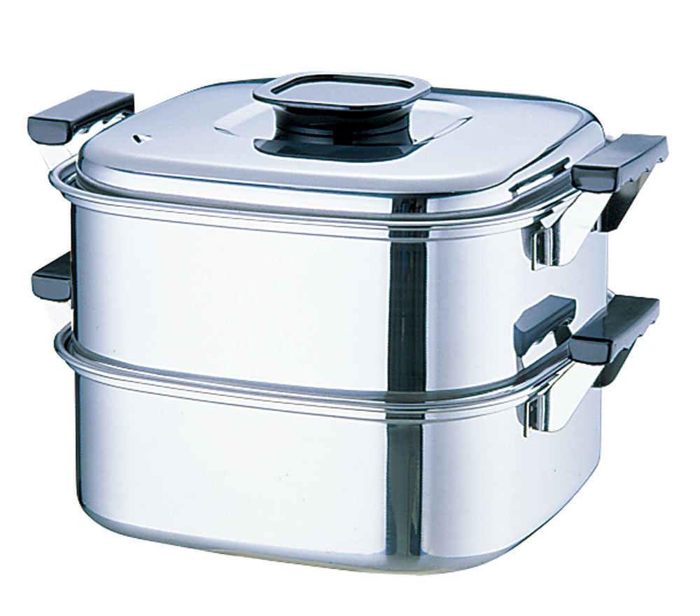 神子島製作所 AMS692 Square Steamer, 24cm