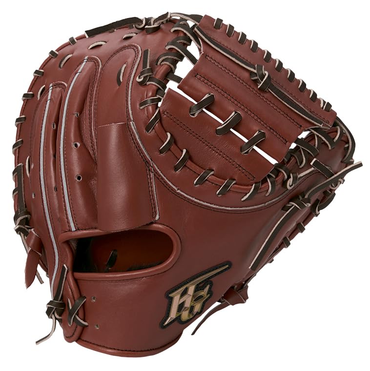 HI-Gold OKG-410M High Gold General Soft Mitt, Kogoku, SR Brown x D Brown, for Catchers, Right Throw, LH