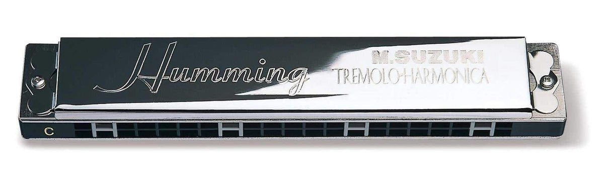 Suzuki Other Harmonica, Silver (-Humming-Tremolo-21-A)