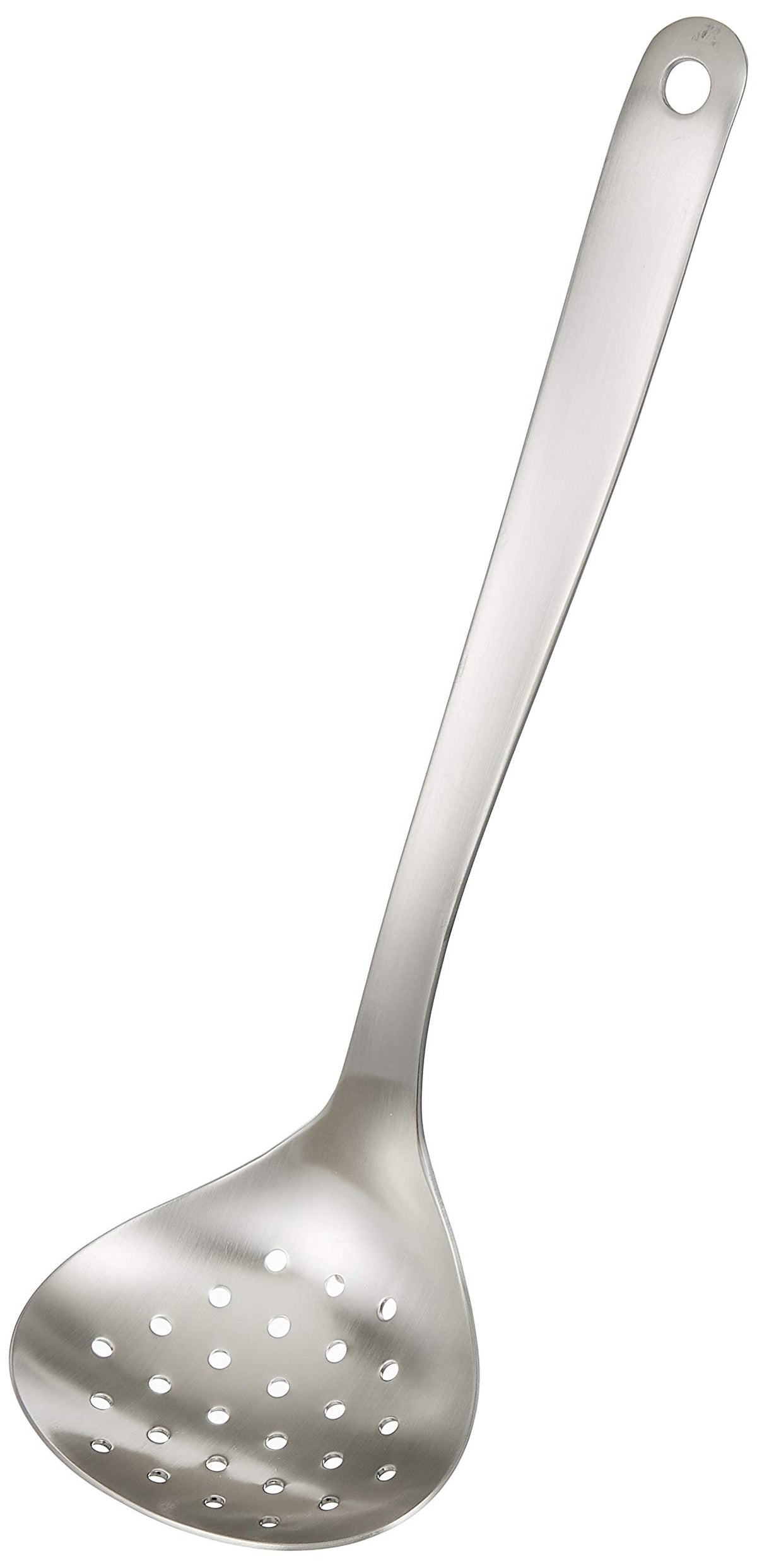 Sori Yanagi Perforated Ladle and Skimmer, S Size, Total Length 8.9 inches (22.5 cm), Stainless Steel