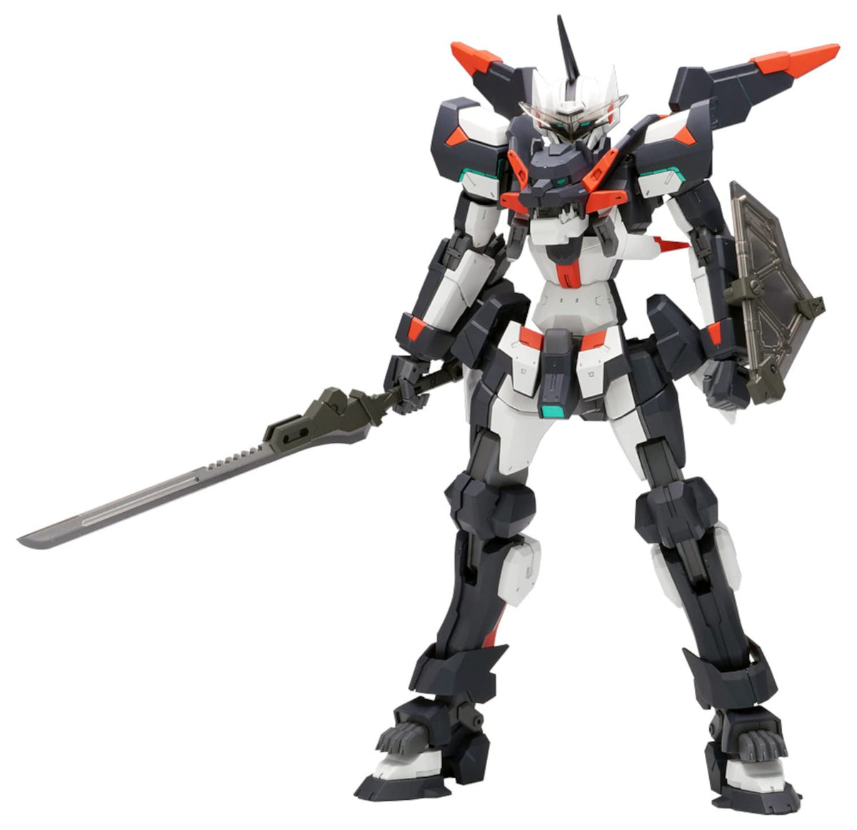 Wave Tachibaneko Kogyo Code Beast KM-081 Hand Red Edge, 1/100 Scale, Total Height: Approx. 8.7 inches (22 cm), Color Coded Plastic Model