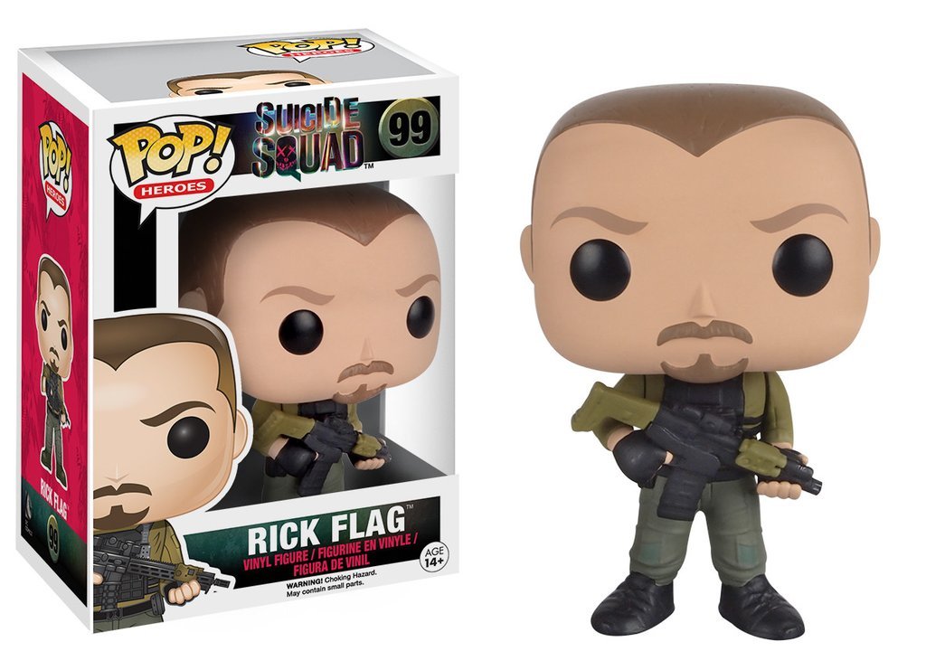 Funko POP Movies: Suicide Squad Action Figure, Rick Flag