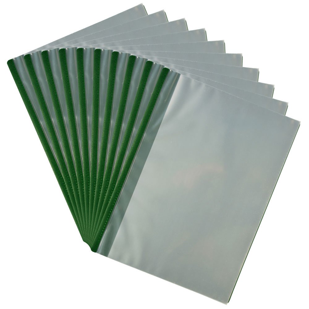 Sakura Craypas OFT-10P#30 (10) Clear File, A4, Thin, 10 Pockets (5 Sheets), Deep Green, 10 Sheets