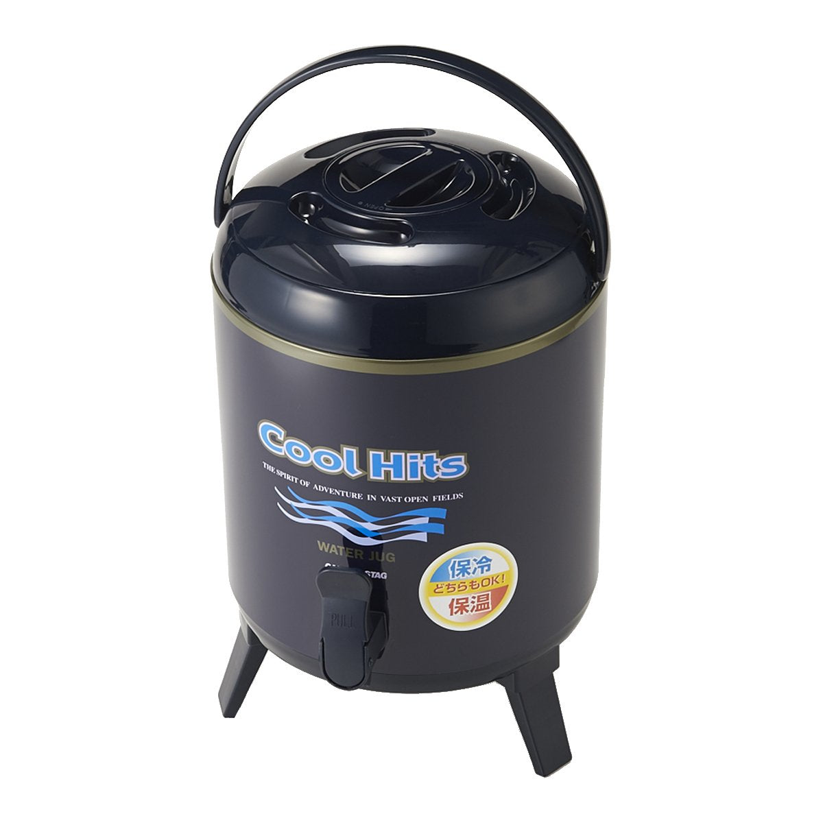 Captain stag (CAPTAIN STAG) Hits Cool water jug 8L Navy M-5027 (japan import)