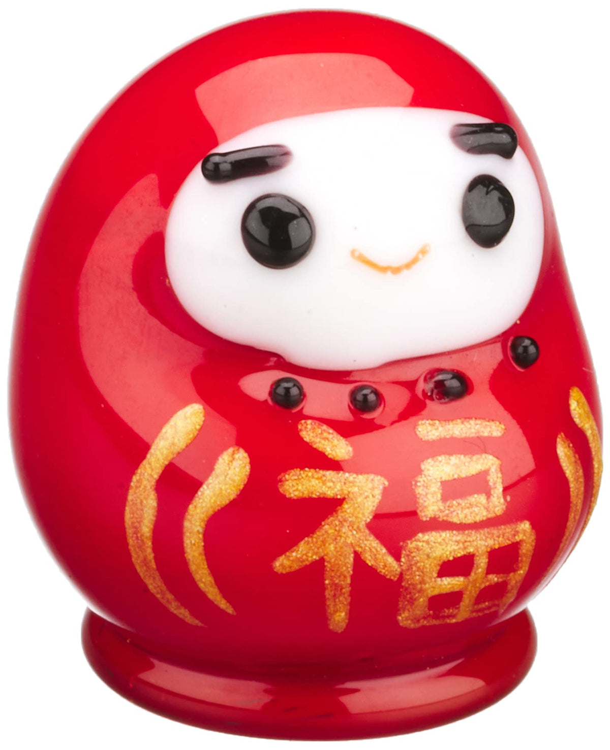 Falkert Interior/Figurine Object Cute Handmade Glassworking Offering Mochi, Clear