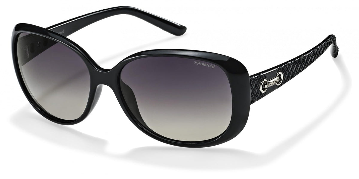 Polaroid Women's P8430 Ix Kih 58 Sunglasses, Black (Black/Grey), EU