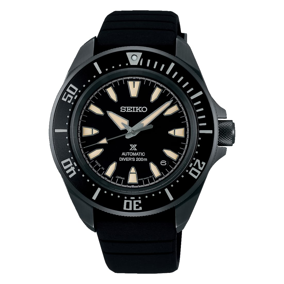 PROSPEX SBDY133 DIVER SCUBA Mechanical Men's Silicone Band Japan Import NEW 2024, Black