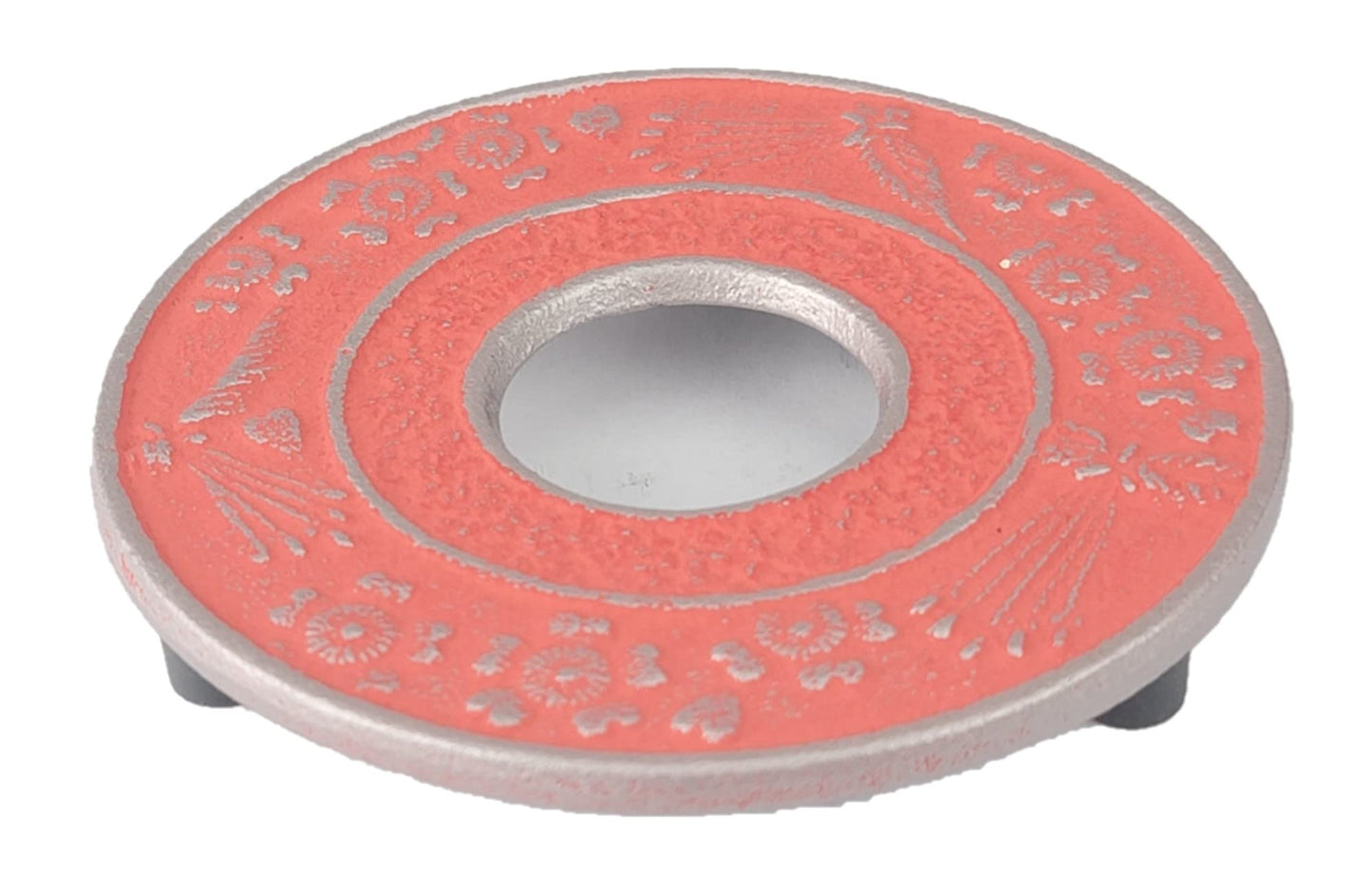 Iwachu 17703 Kamashiki Sakura, Small, Silver/S Pink, φ3.9 inches (10 cm), Nambu Ironware