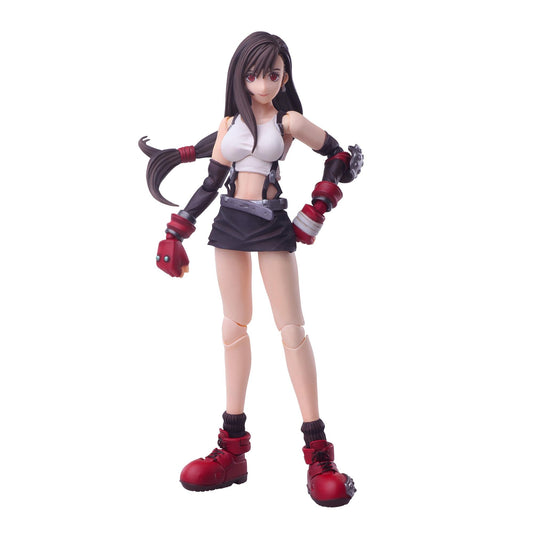 Square Enix Final Fantasy VII Bling Arts Tifa Lockhart PVC Pre-Painted Action Figure, Black, 4988601381734