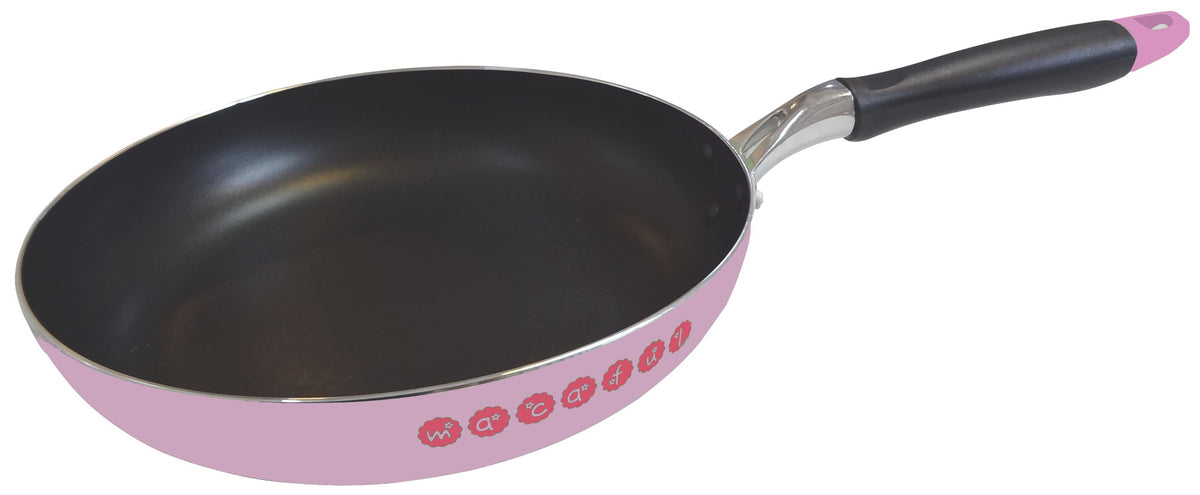 梶原産業 Kajiwara Industry Makaful IH Compatible Frying Pan, 10.2 inches (26 cm), Pink KK-8259