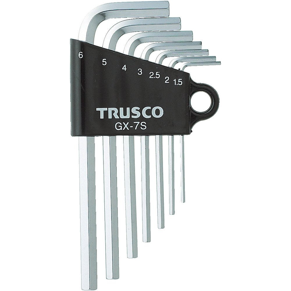 TRUSCO GX-7S Hex Key Wrench Set, Set of 7
