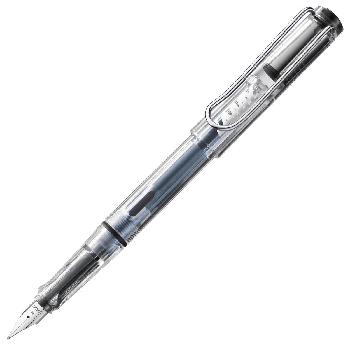 LAMY safari vista - Fountain Pen with ergonomic grip & polished steel nib in size EF - ideal for any Writing & Calligraphy - including LAMY T 10 blue cartridge - Right-Handed
