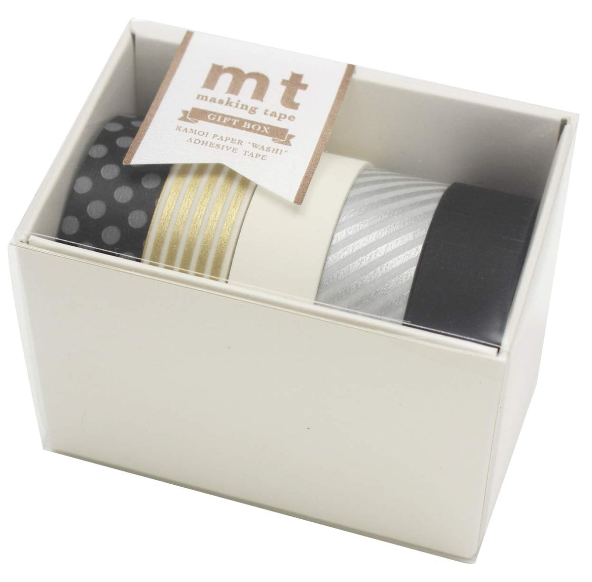 MT Japanese Washi Masking Tape Gift box monotone 2 Tape Set MT05G008