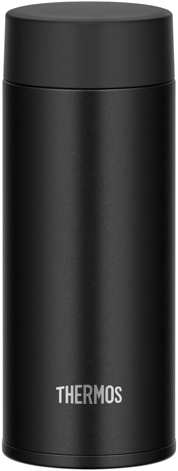 JOQ-350 BK Thermos Water Bottle, Vacuum Insulated Mobile Mug, 11.8 fl oz (350 ml), Black, Easy to Clean Every Corner, Dishwasher Safe, Stainless Steel, Bottle, Lightweight and Compact