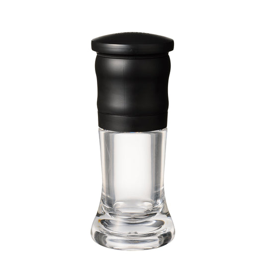 Kyocera CM-10N-BK Mill, 1.4 fl oz (40 ml), Ceramic Salt & Pepper, Crystal Salt, Rock Salt, Pepper, Spice, Condiment Container, Coarseness Adjustment, Decomposition Cleaning, Black