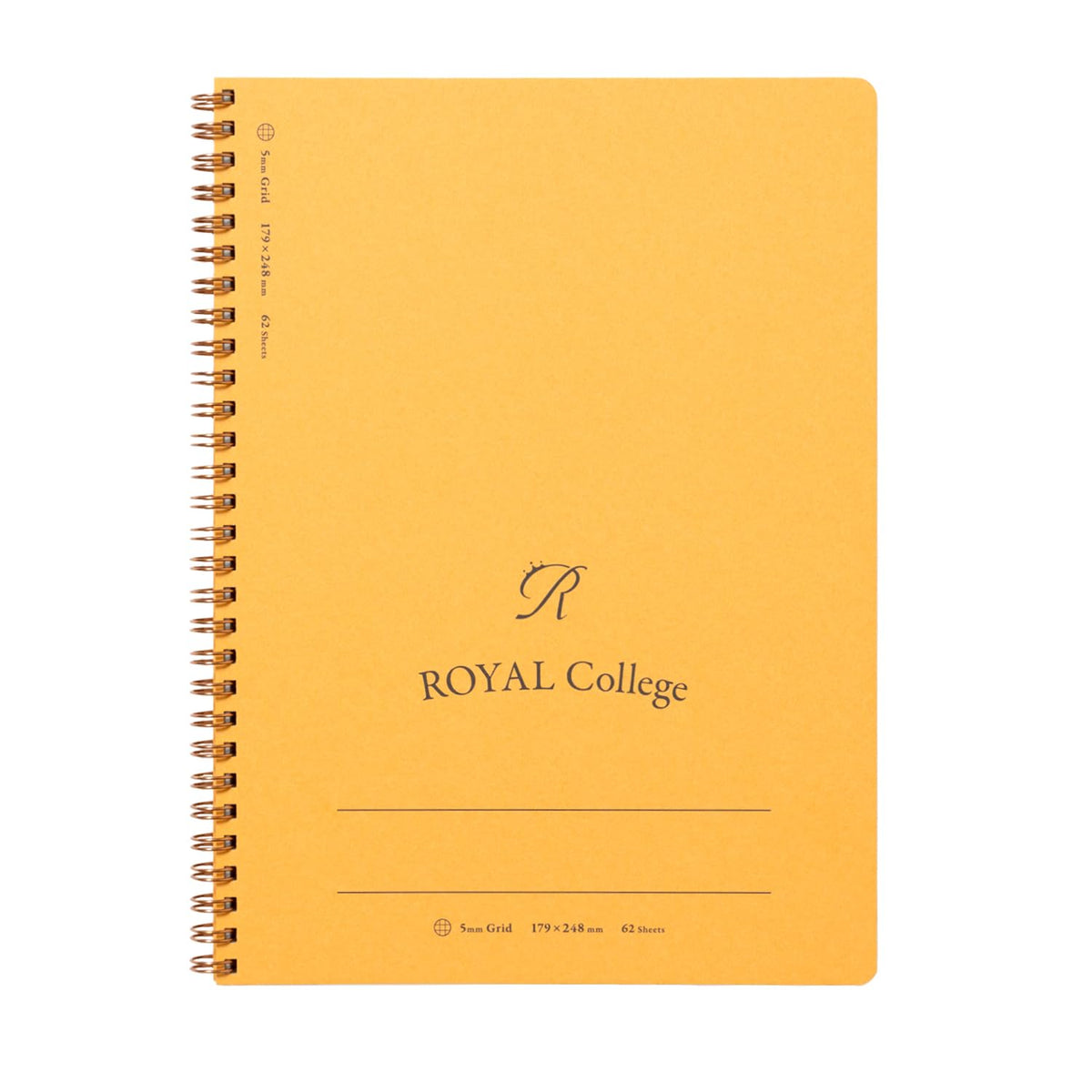 キョクトウ・アソシエイツ Kyokto PT202 Notebook, Royal College, Durable Cover, Luxury Notebook, B5, Square Ruled, 62 Sheets