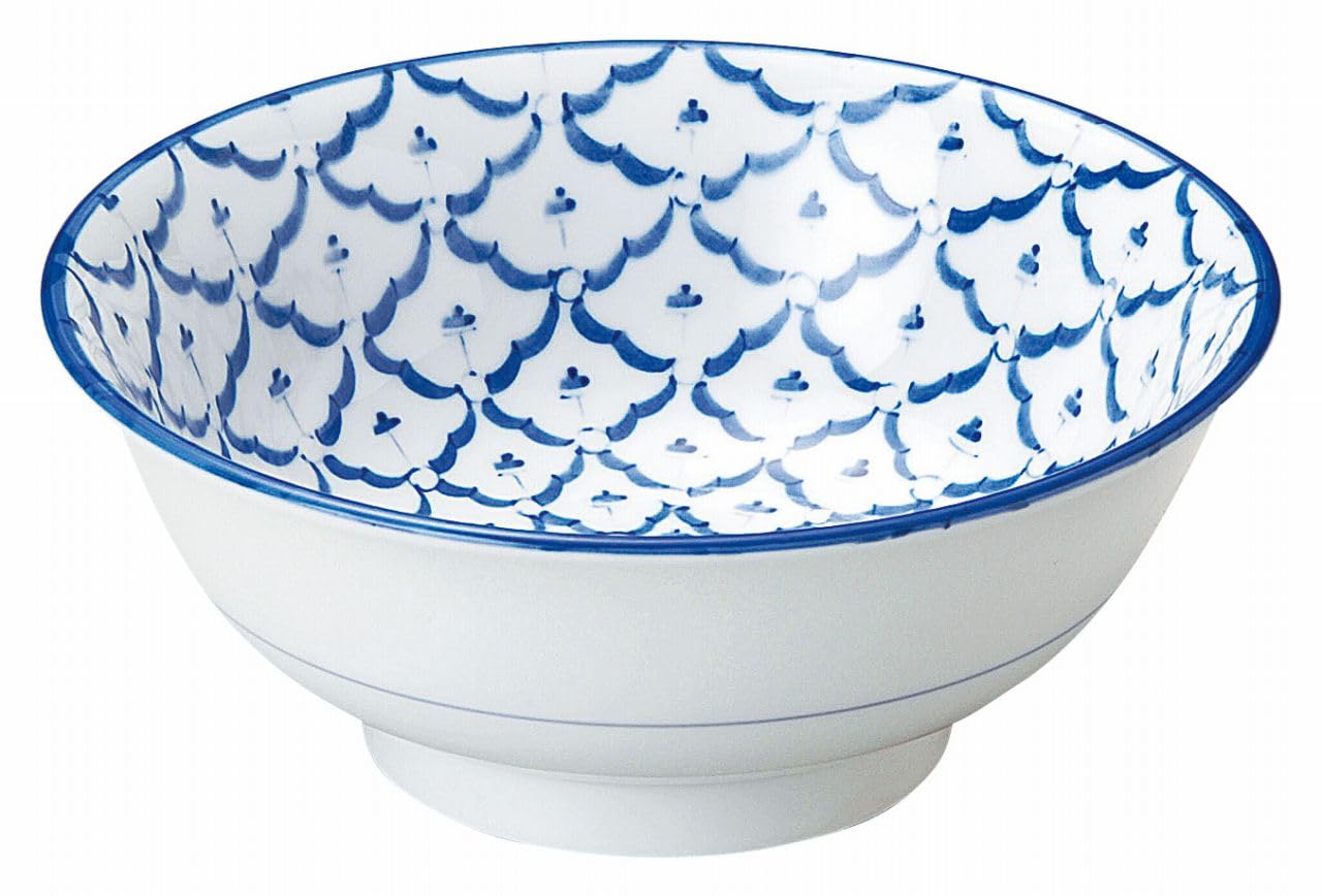 Hanaden Koyo 50107035 Koyo Pottery Chiang Mai 6.3 High Base Bowl Ethnic Mino Ware Dishwasher-Safe Made in Japan