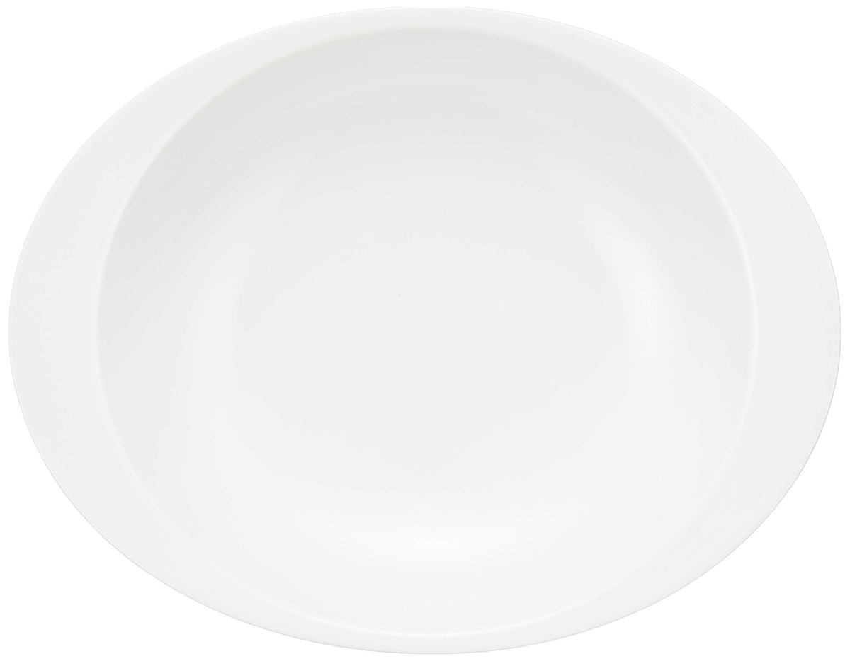 有田焼うつわ紀行(Aritayaki Utsuwa) Arita Ware Bunyama Kiln Curry Plate, Small, White Porcelain T4012