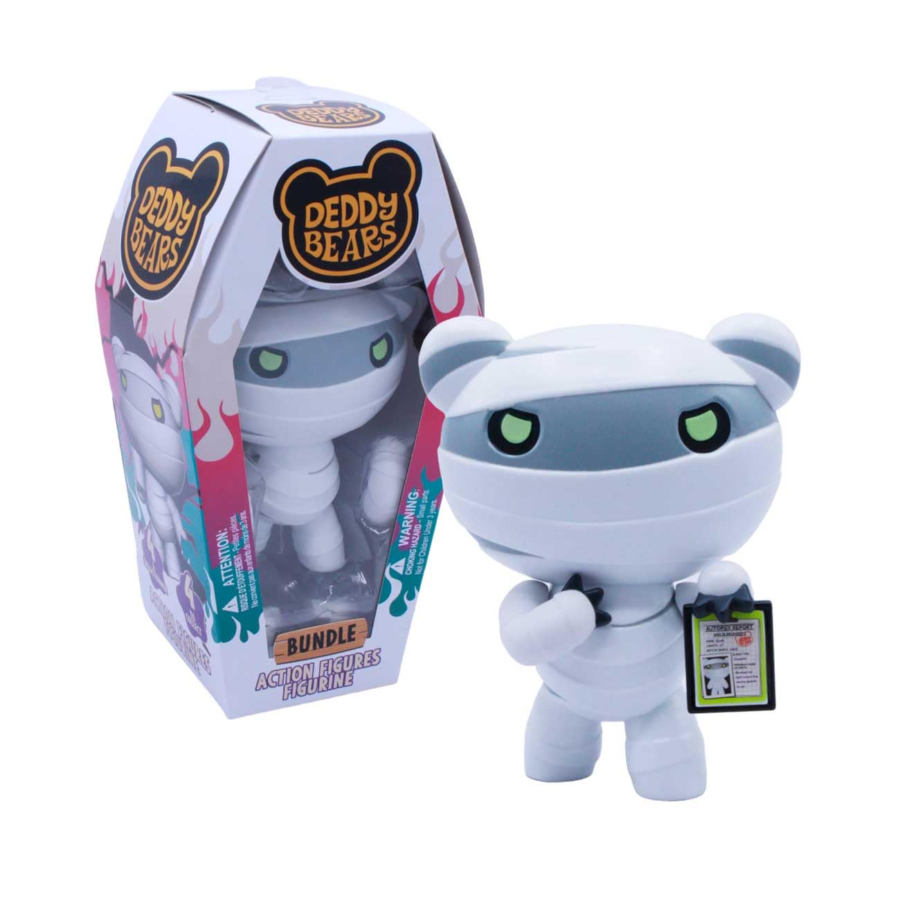 Just Toys LLC Deddy Bears Series 1 Bundle – 4" Buildable & Customizable Action Figure